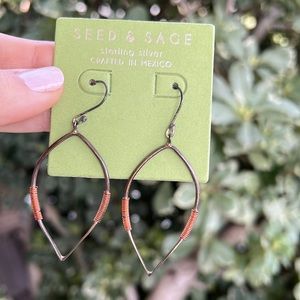 Vintage Sterling Silver Dangling Earrings